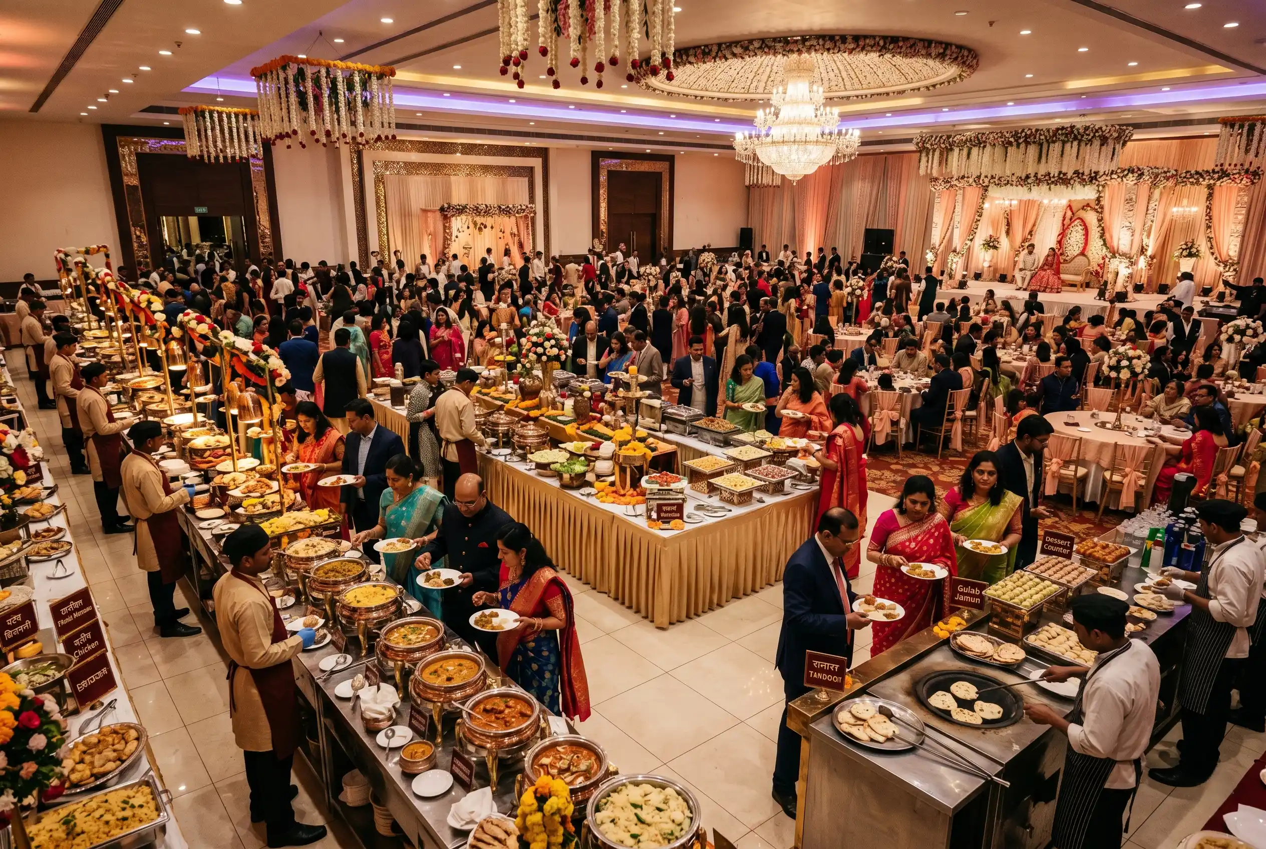 Wedding event decoration